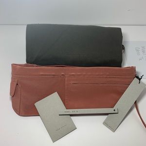 RICK OWENS MONEY BELT BAG missing one zipper not noticeable